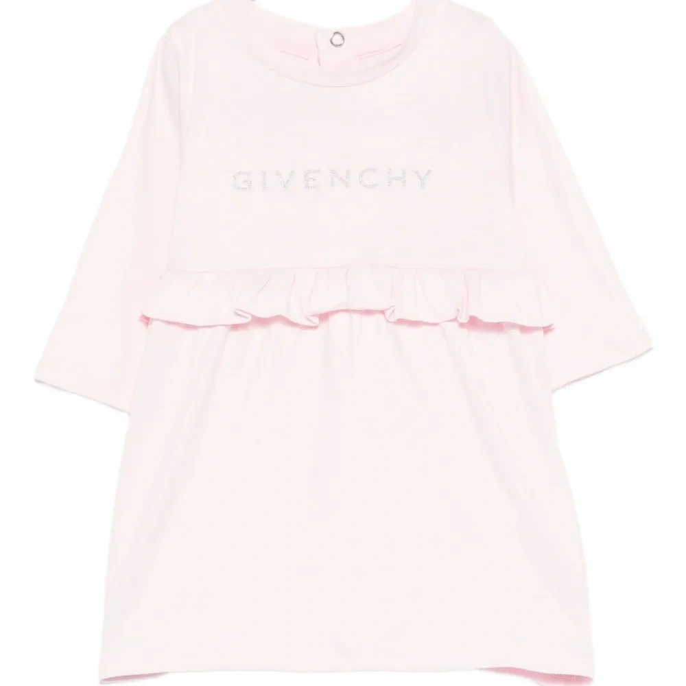 Платье с оборками