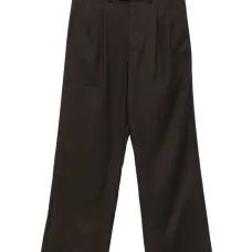 Плиссированные классические брюки