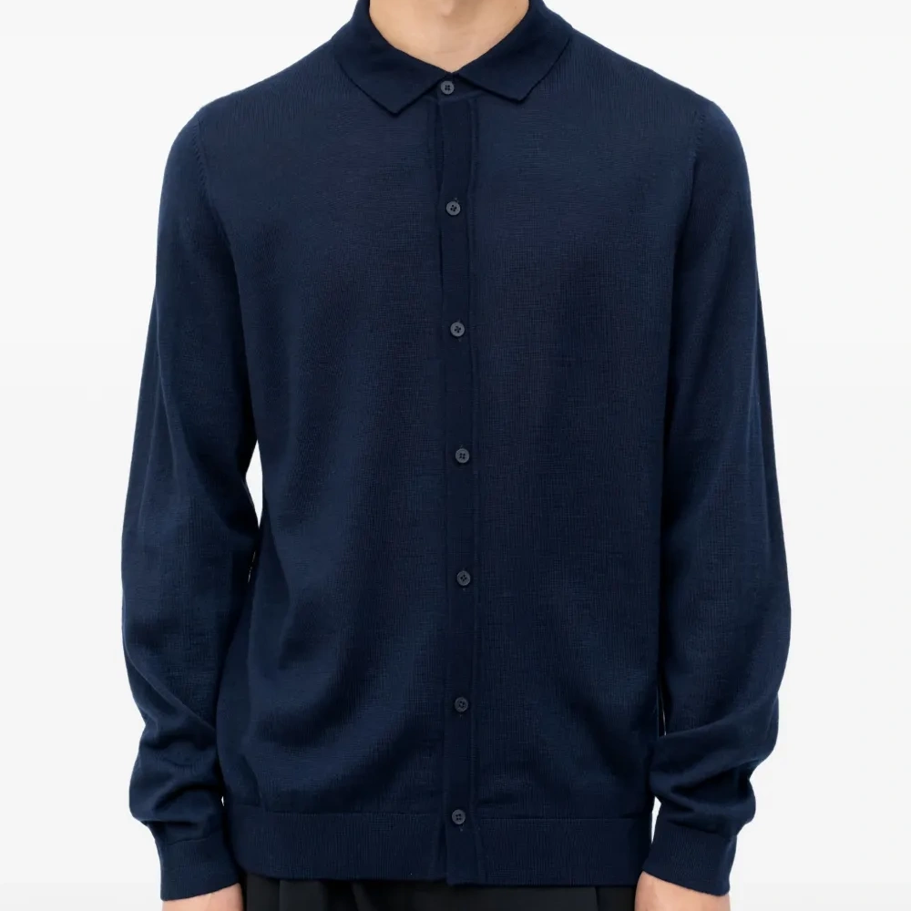 Кардиган на пуговицах с воротником