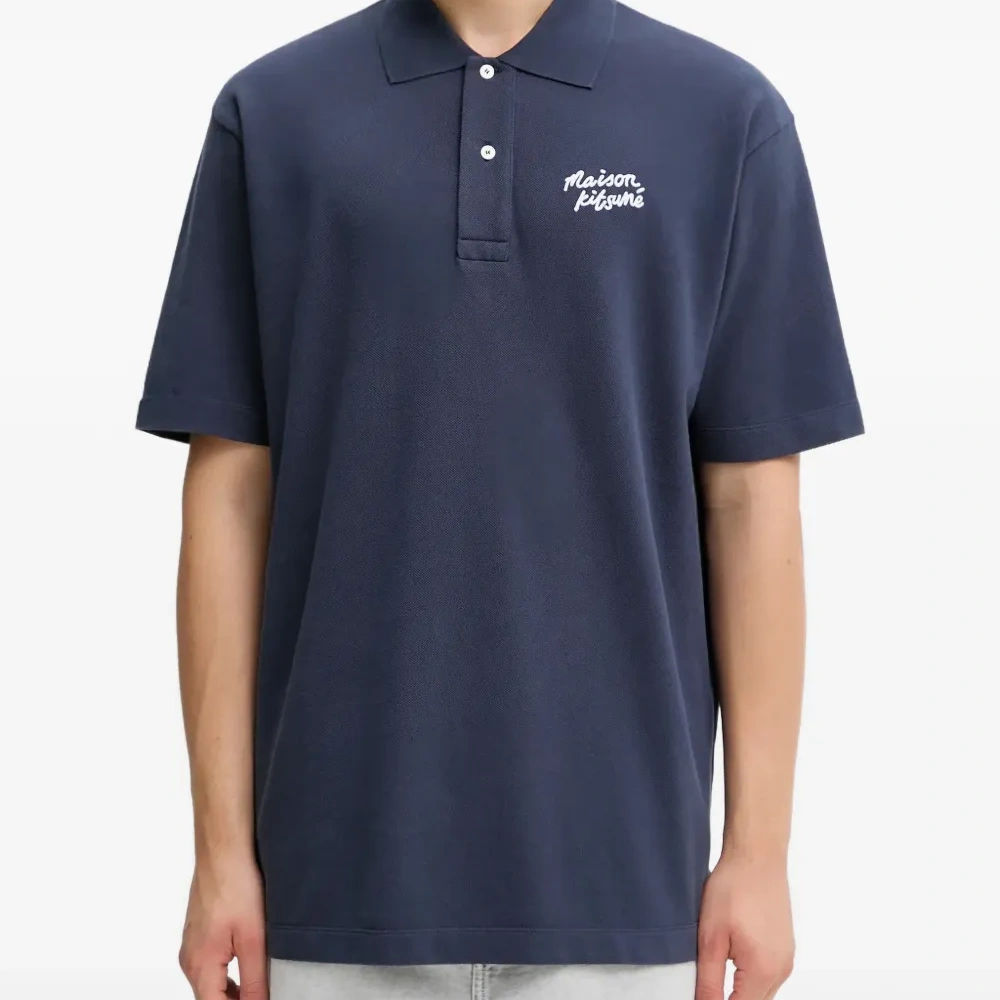 Поло с вышитым логотипом