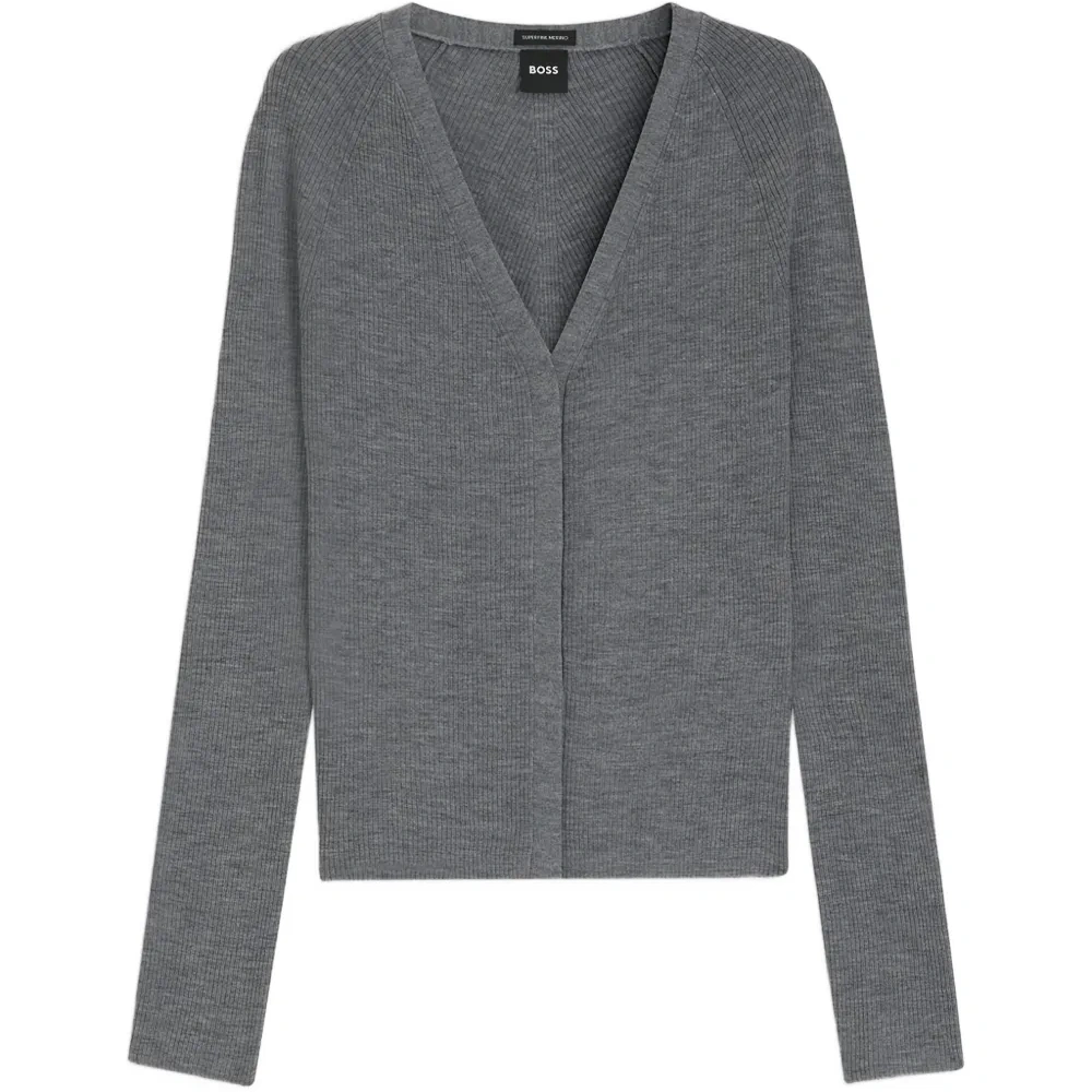 Кардиган с V-образным вырезом