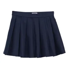 Мини-юбка с вышитым логотипом