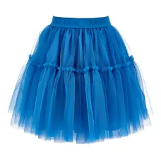 Юбка из тюля с оборками