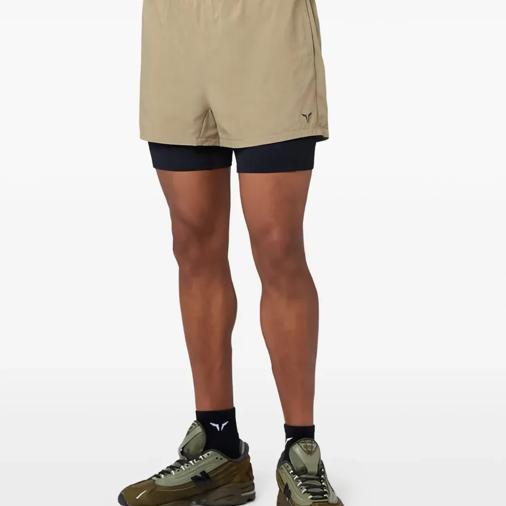 Сетчатые шорты с логотипом