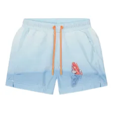 Плавки-шорты с кулиской и графичным принтом