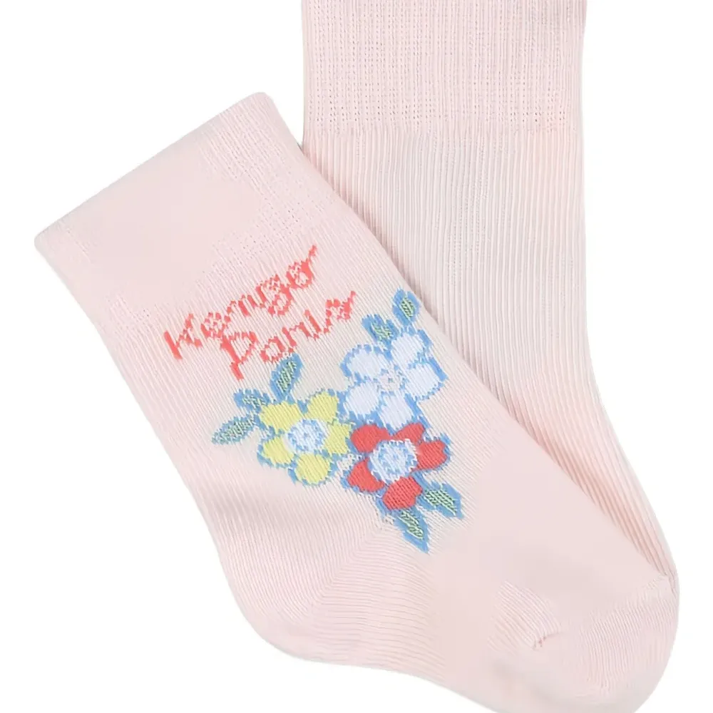 Носки с цветочной вышивкой Носки с цветочной вышивкой