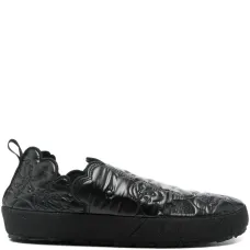 Стеганые мюли с цветочным узором