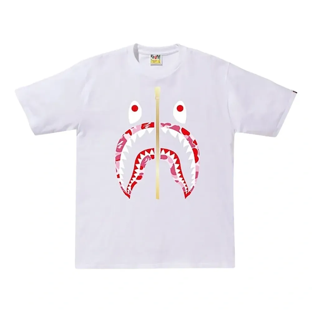 Футболка с короткими рукавами и акулой на молнии