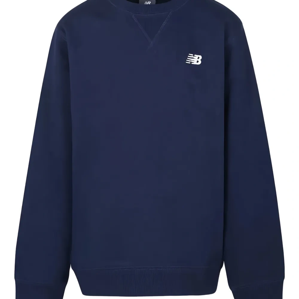 Свитшот с логотипом и круглым вырезом