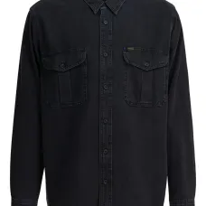 Рубашка с карманом на пуговице