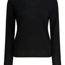 Вязаный свитер в рубчик