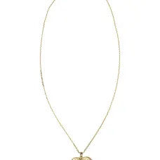 Кулон на цепочке в форме сердца