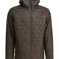 Стеганая куртка с капюшоном