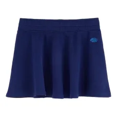 Юбка с вышитым логотипом