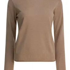 Вязаный свитер в рубчик