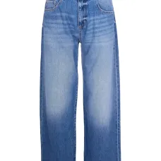 Джинсы из хлопка с пятью карманами