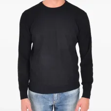 Шерстяной свитер с круглым вырезом