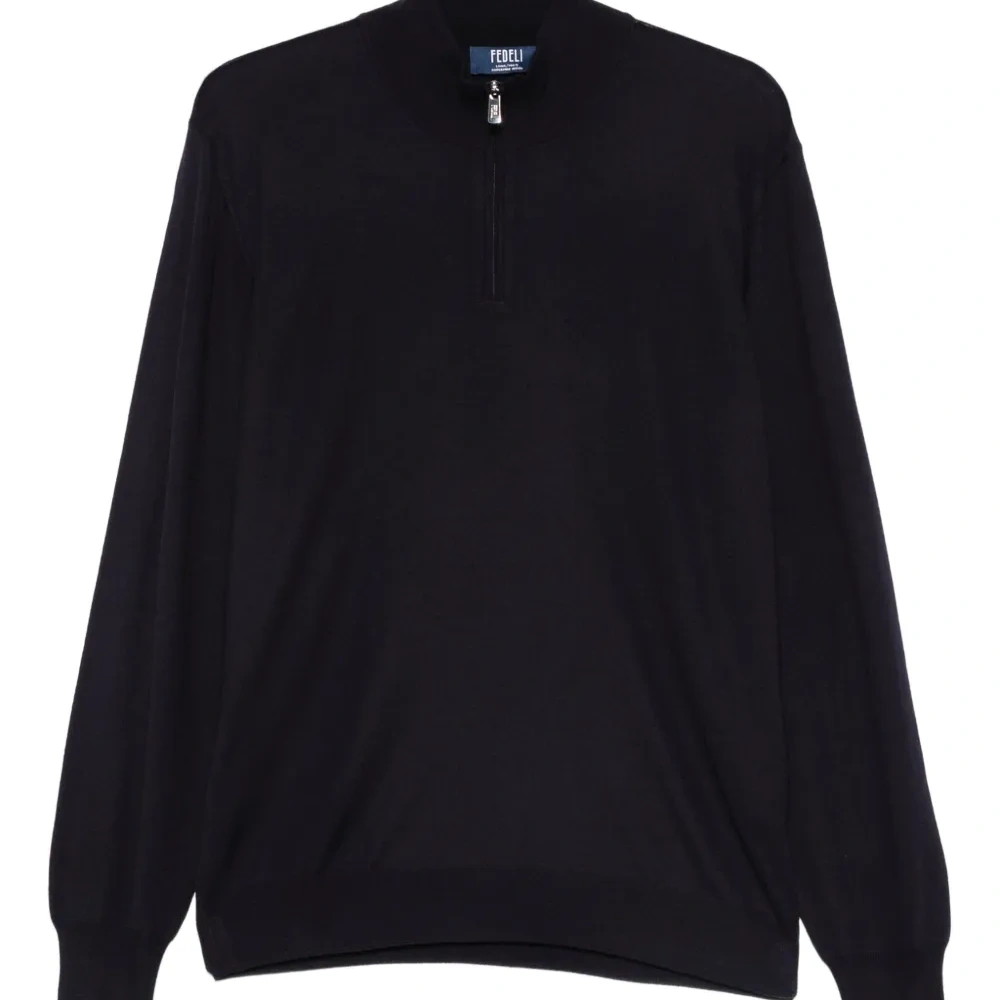 Топ с воротником на молнии