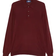Рубашка поло тонкой вязки