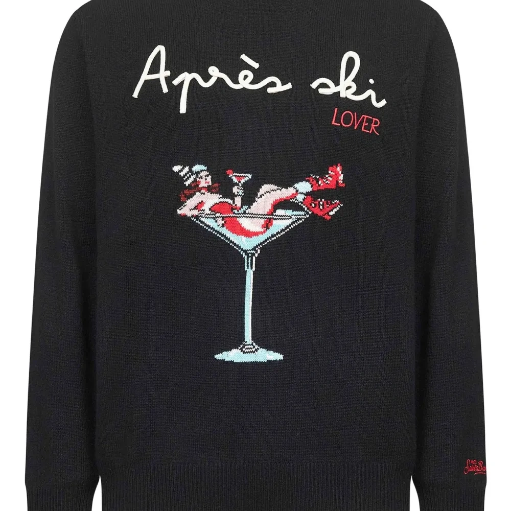 Свитер с графическим принтом