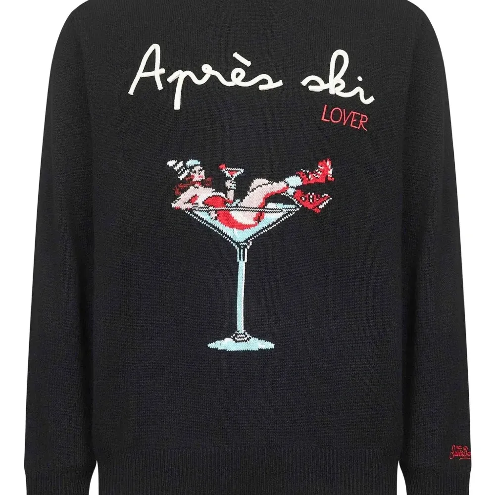 Свитер с графическим принтом