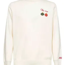 Свитер с вышивкой и круглым вырезом