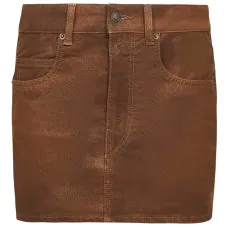 Юбка из искусственной кожи