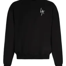 Свитшот с круглым вырезом и длинными рукавами