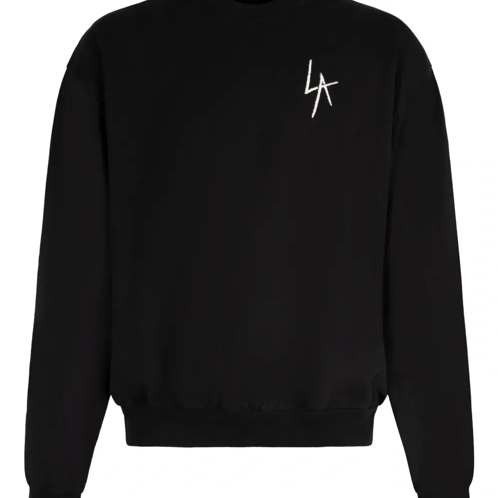 Свитшот с круглым вырезом и длинными рукавами