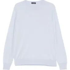 Свитер с круглым вырезом