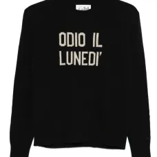 Свитер с круглым вырезом