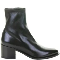 Кожаные ботильоны