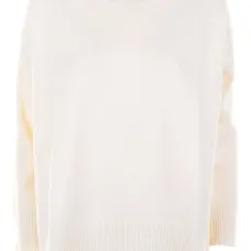 Вязаный свитер в рубчик