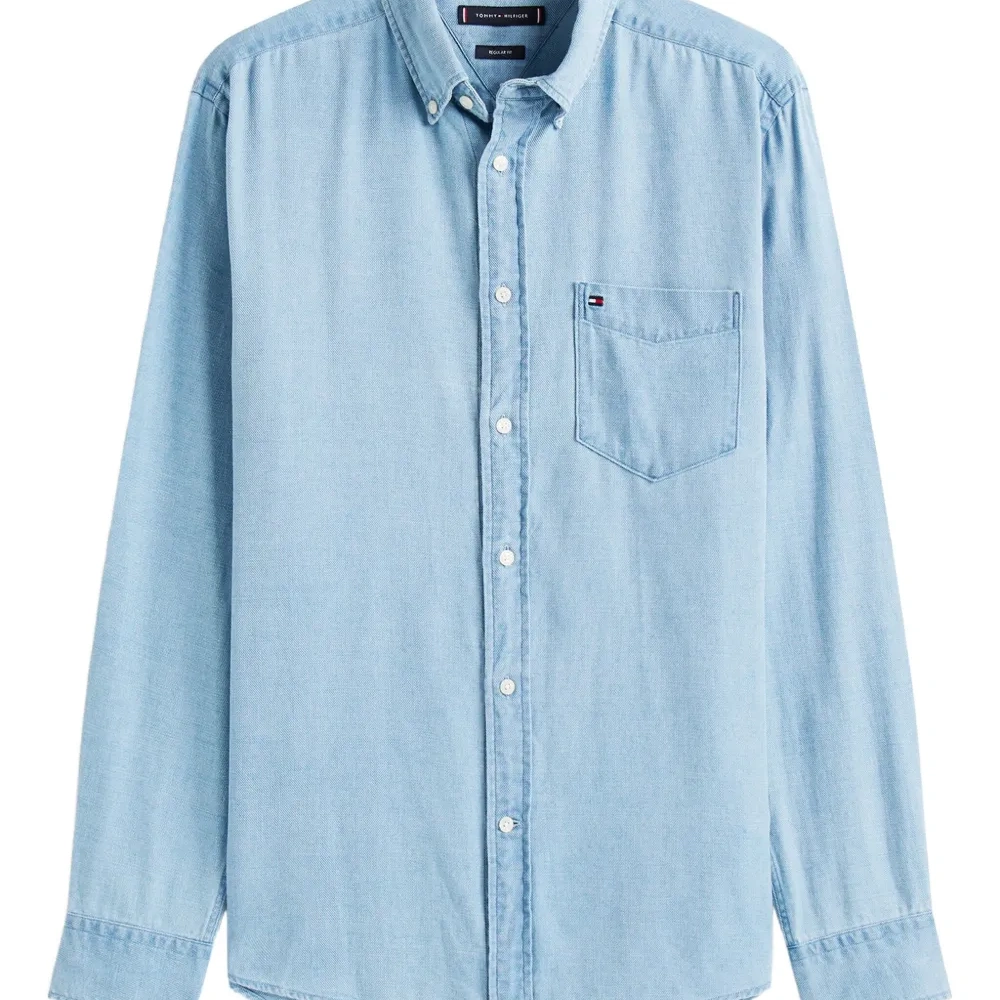 Рубашка с длинными рукавами и карманами