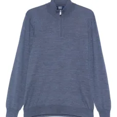 Топ с воротником на молнии