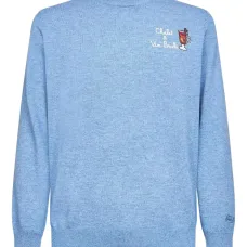 Вышитый свитер с длинными рукавами