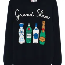 Джемпер с интарсией "Grand Slam"