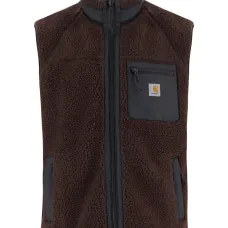 Жилет на молнии с нашивкой-логотипом