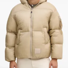 Пуховик Cloud на молнии с капюшоном