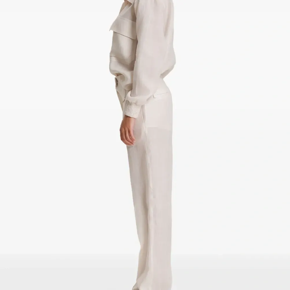 Брюки с прорезными карманами