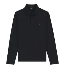 Поло с длинными рукавами и логотипом