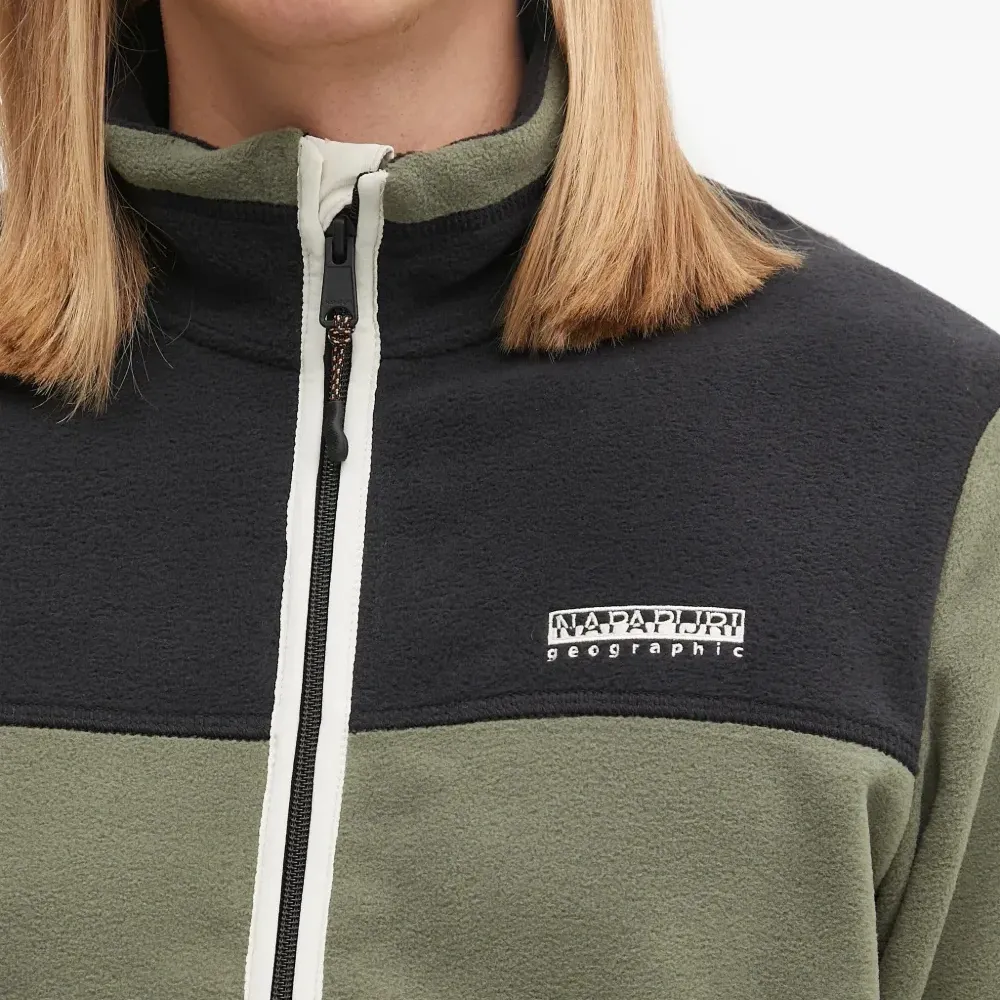 Толстовка на молнии с цветными вставками