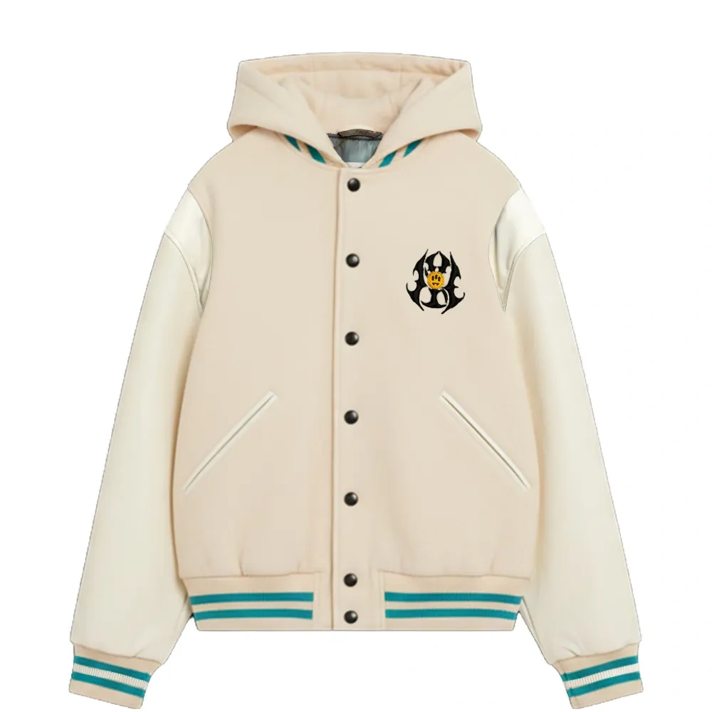 Бомбер с капюшоном