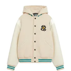 Бомбер с капюшоном