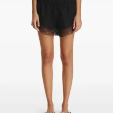 Шорты с кружевной отделкой Шорты с кружевной отделкой