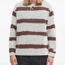 Рубашка поло в полоску с длинными рукавами X Martine Rose