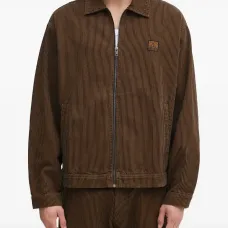 Полосатая куртка на молнии Полосатая куртка на молнии