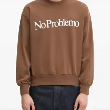 Толстовка с круглым вырезом и логотипом