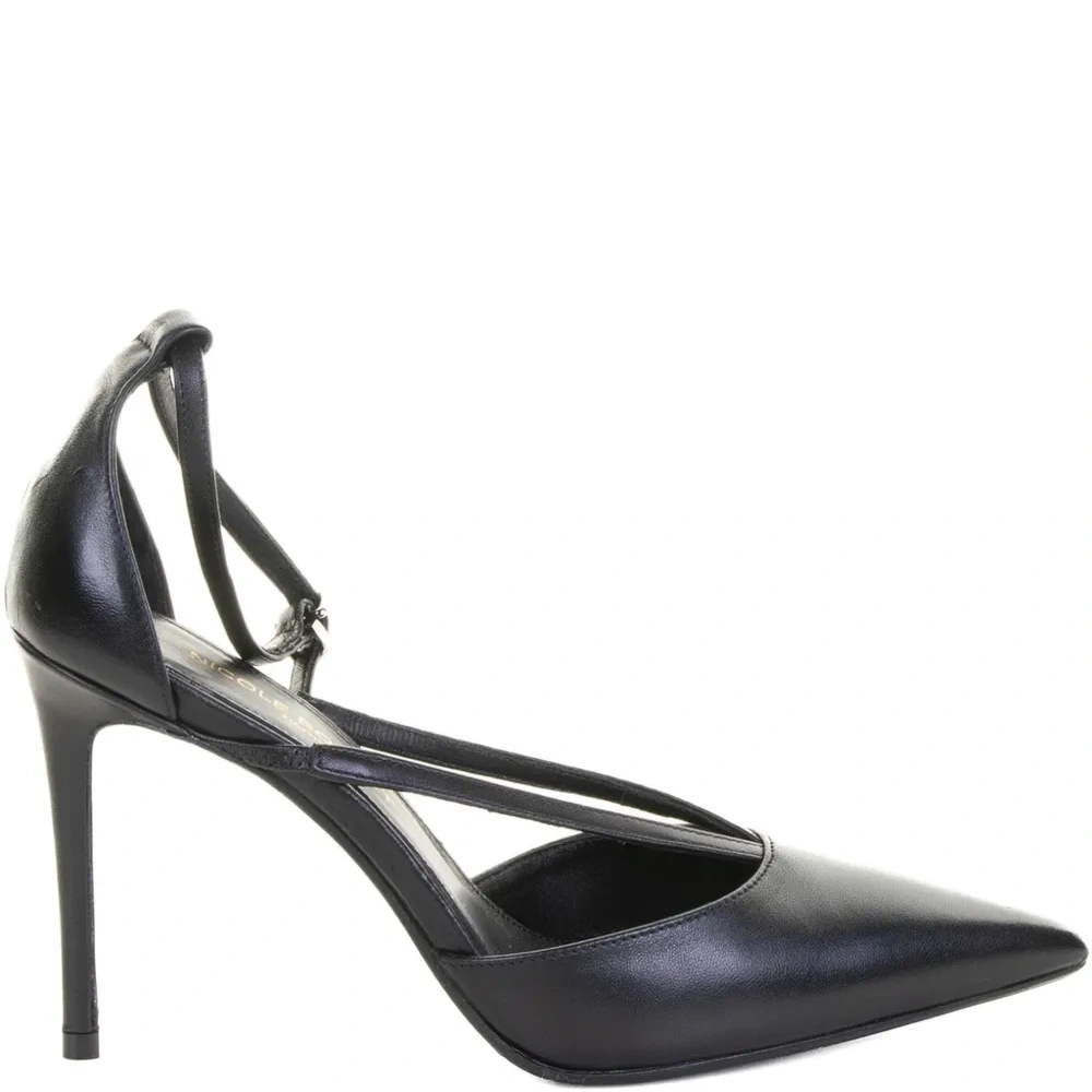 Туфли-лодочки на каблуке 90 мм с заострённым носком