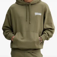 Худи с длинными рукавами и принтом-логотипом